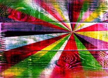 FX №156249 Wood texture colors rays