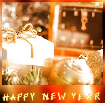 FX №183844 Happy New Year Christmas Greeting card