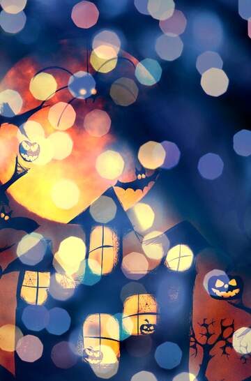 FX №183893 Halloween bokeh background