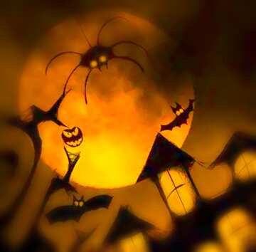 FX №183886 Halloween moon picture