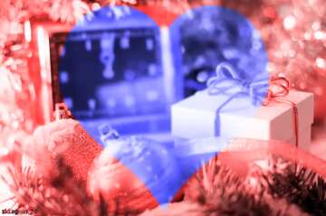 FX №183856 Greeting card New Year love background