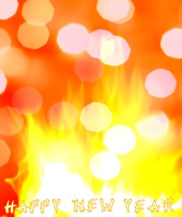 FX №184693 Happy New Year Background. Fire  Wall.