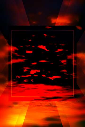 FX №185183 Red sunset  powerpoint website infographic template banner layout design responsive brochure...