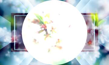 FX №187140 Spring blooming background powerpoint website infographic template banner layout design responsive...