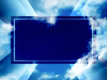 FX №189542 Heart of clouds powerpoint website infographic template banner layout design responsive brochure...