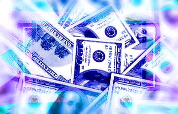 FX №191857  Dollars light Infographic Illustration Frame Design Template