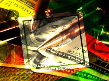 FX №193950 Sale weapons  geometrical future trend template frame