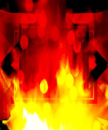 FX №193925 Sale banner  Fire Wall. bokeh lights design background