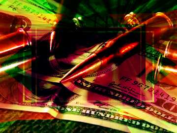 FX №193959 Military money  infographic template presentation frame