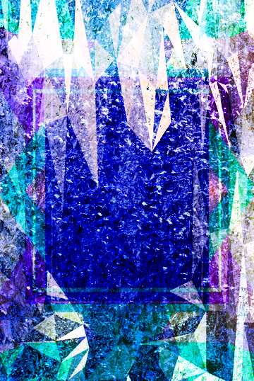 FX №202064 Texture of frosting Polygon abstract geometrical background with triangles