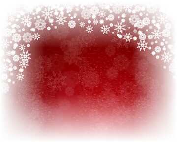 FX №202263 Red Christmas background white frame around edge