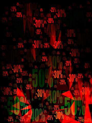 FX №204835 Fire discount dark Polygonal abstract geometrical background with triangles