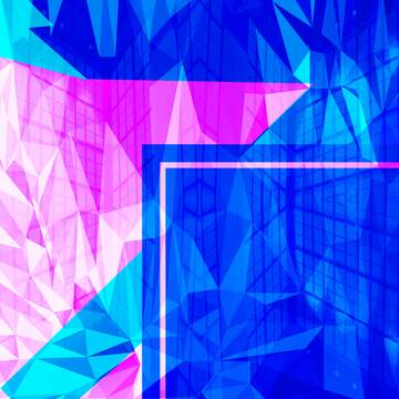 FX №204732 Colorful template frame Polygonal abstract geometrical background with triangles