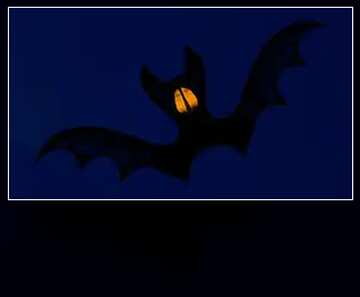 FX №206748 Halloween background blue blank card