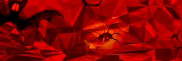 FX №206749 Halloween background Polygonal for banner