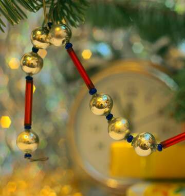 FX №208134 Christmas  beads.