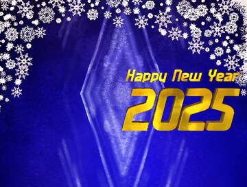 FX №209883 Blue art Christmas background pattern