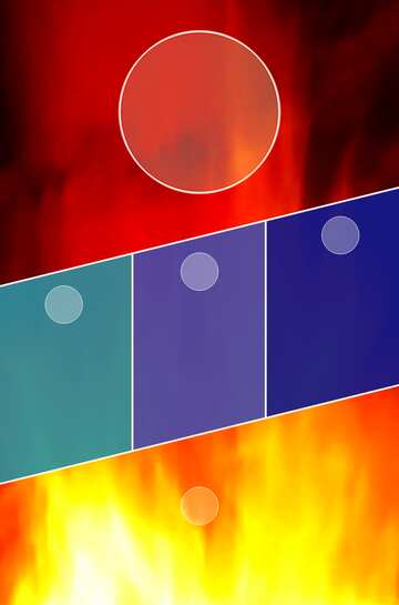 FX №210702 Fire Business brochure flyer design layout template in A4 Background.