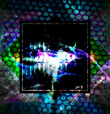 FX №210254 Astral pattern glass metal