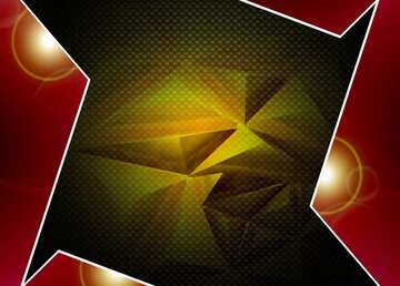 FX №210874 Polygon Red hi-tech template