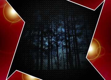 FX №210949 Dark forest hi-tech carbon Red template