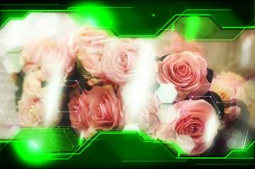 FX №211902 Flower trade Beauty Concept Hi-tech Illustration