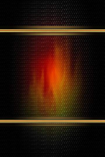 FX №211172 Fire carbon gold frame Background.