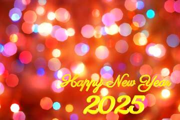 FX №211930 Bright background for Christmas happy new year 2025