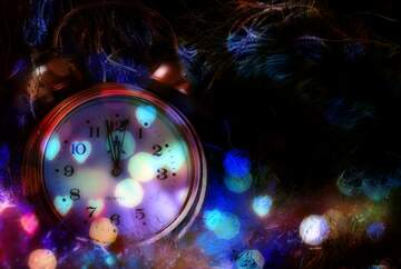 FX №212473 Winter Holiday night Card Background Bright Brilliant