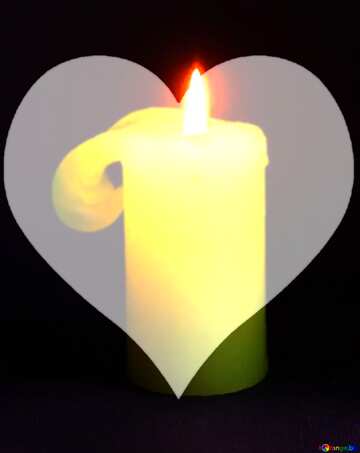FX №213581 Burning candle love background