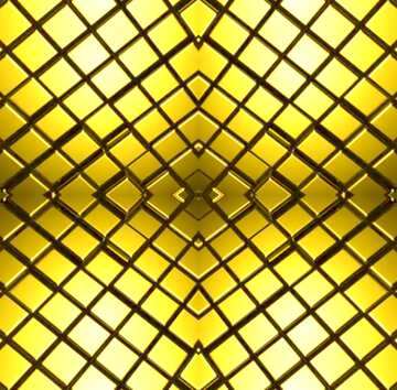 FX №213927 3d abstract gold metal cube background Computer Futuristic Generated Texture Tiles Pattern
