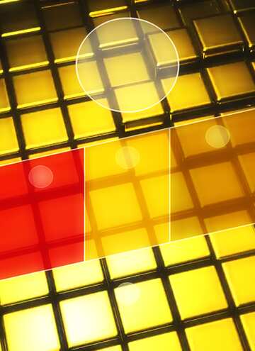 FX №214053 3d abstract gold metal cube background A4 Brochure Business Design Hot Layout Template