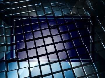 FX №214087 3d abstract metal cube background Powerpoint Responsive Template Website Business Banner Background