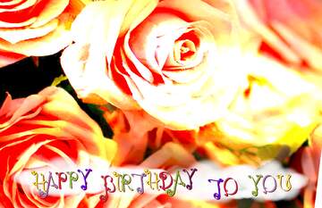 FX №221946 Flower Happy Birthday