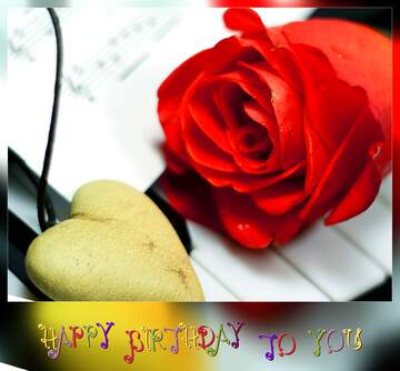 FX №221529 Music love happy birthday to you