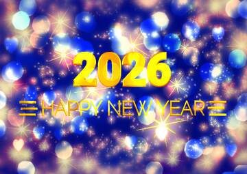 FX №226173 Winter  holiday 2026 blue  background