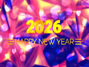 FX №227677 Visual effect lighting graphic design purple violet light text, background pattern happy year new...