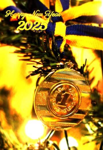 FX №228309 happy new year 2025 background sports congratulations background