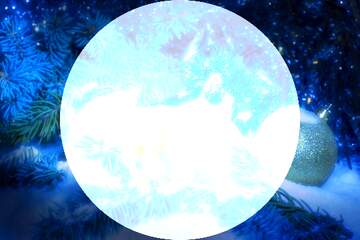 FX №233045 Christmas Card circle text area