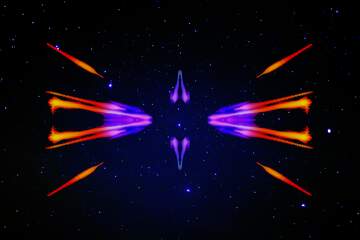 FX №263856 Futuristic Fractal  Starry sky