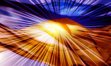 FX №265614 Ukraine flag rays