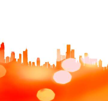 FX №266926 city silhouette sun