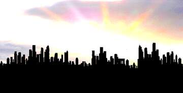 FX №266928 city sunrise  banner
