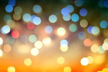 FX №273485 Colorful Bokeh Lights Background for Artistic Inspiration and Design