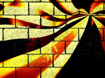 FX №276825 Vibrant Abstract Graffiti Art with Spiraling Patterns and Bold Colors