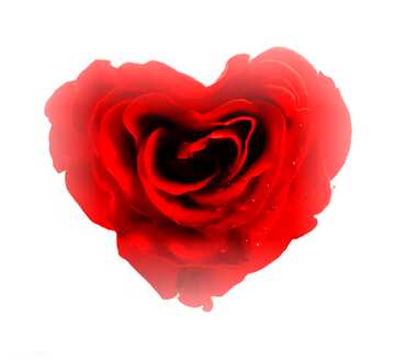 FX №3303 Couleurs vives. Coeur rose.