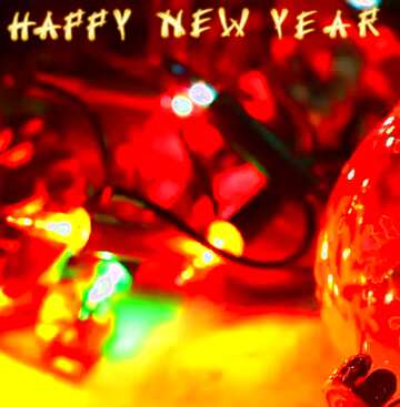 FX №36507 Background for greeting cards for the new year light text snow