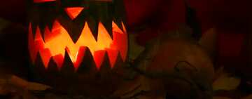 FX №49309 Обложка. Страшный подсвечник из тыквы.