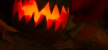 FX №65945 Couverture. Bougeoir citrouille effrayant.