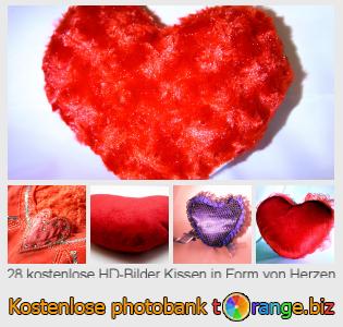 Bilddatenbank tOrange bietet kostenlosen Fotos aus dem Bereich:  kissen-form-von-herzen
